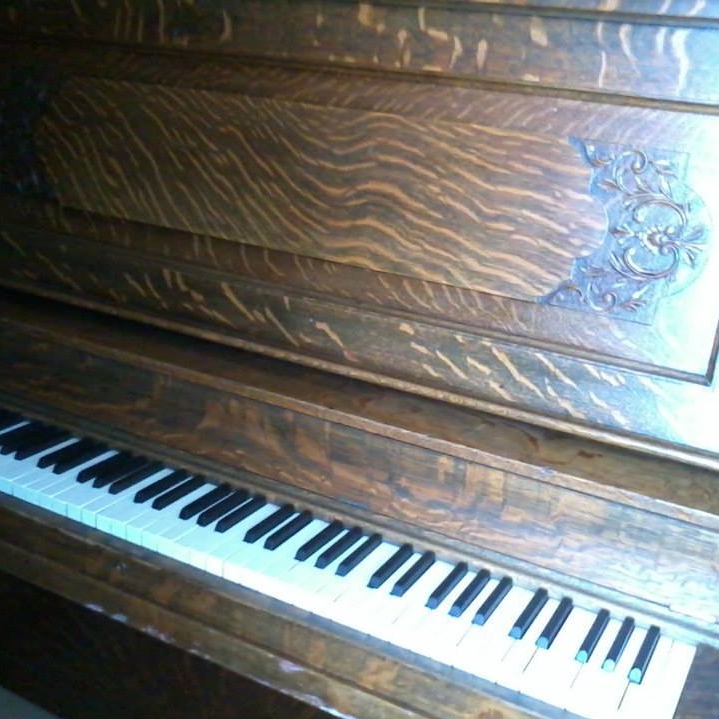 Lyon & Healy upright grand piano